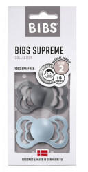 BIBS Supreme Gr. 2 (2 Stk.) Iron / Baby Blue