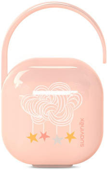 Suavinex Soother Holder with Flexible Handle Dreams +0m pink