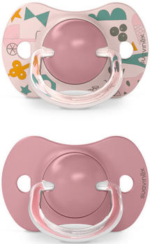 Suavinex SX Pro physiological Pacifier Silicone Walk 2 pcs +18m pink