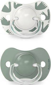 Suavinex SX Pro physiological Pacifier Silicone Walk 2 pcs 6-18m green