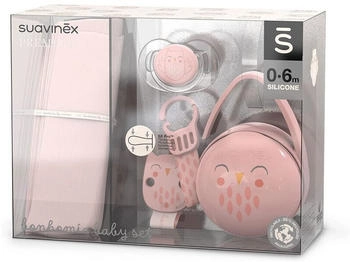 Suavinex Premium Bonhomia Baby Gift Set 0-6m (4 pcs) pink