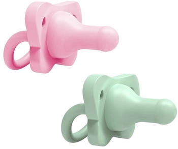 Dr. Browns HappyPaci Silicone Soother 0-6m (2 pcs) pink/green