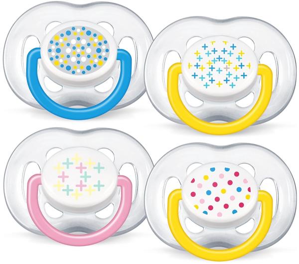 Avent Beruhigungssauger Freeflow Trend Silikon 6-18 Monate