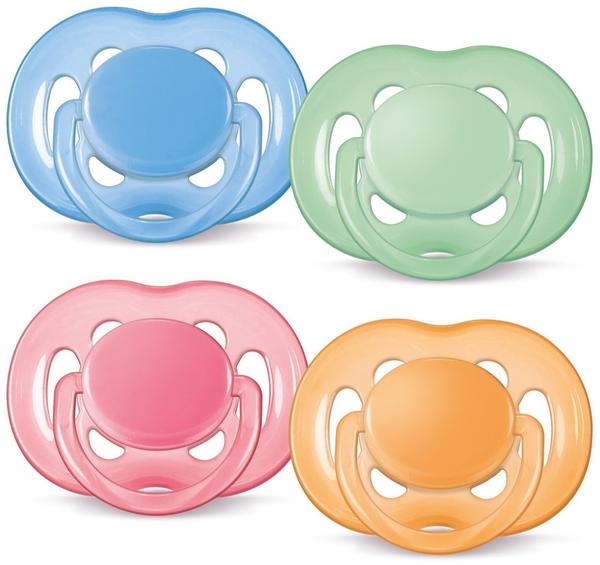 Avent Beruhigungssauger Freeflow Silikon (6-18 M.)