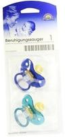 Beruhigungssauger Kirschsauger Latex 2-6 Monate blau 2 St