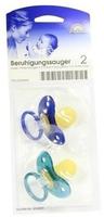 Beruhigungssauger Kirschsauger Latex 6-18 Monate blau 2 St