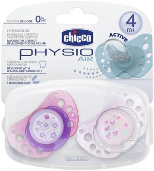 Chicco Physio Air Silikon 4m+ pink 2 Stück
