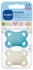 MAM Schnuller Original Plain Silikon Blau/Beige 0-6 Monate (82466111)