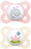 MAM Original Schnuller im 2er-Set, Silikon, 0-6 Monate, Fisch/Seerose (83818722)