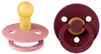 BIBS Schnuller Colour 2er Pack Dusty Pink / Elderberry Gr. 0-6 M