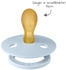 BIBS Schnuller 2er Pack Colour Symmetrischer Sauger aus Naturkautschuk 6-18 M Baby Blue / Petrol