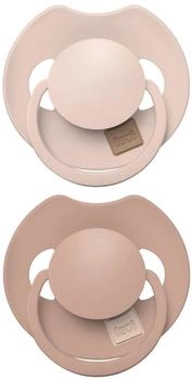 difrax Dynamic Lovi Prime Schnuller 6-18 Monate 2 Stück Nude/Blush