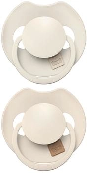 difrax Dynamic Lovi Prime Schnuller 6-18 Monate 2 Stück Coconut / Ivory