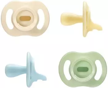 Tommee Tippee Ultra-Light StayPut Schnuller, Silikon, 0-6m, 4er-Pack (433611)