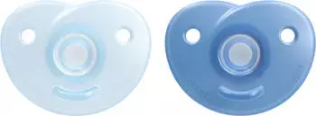 Philips AVENT Soothie Schnuller 0-6 m Boy, 2 St. (SCF099/26)
