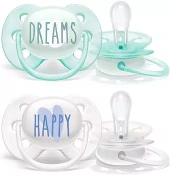 Philips Avent Ultra Soft Schnuller 0-6 Monate, 4 Stück (FETEGT657)