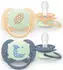 Philips Ultra Soft Schnuller Nacht 6-18m, 2 Stück (SCF094/03)