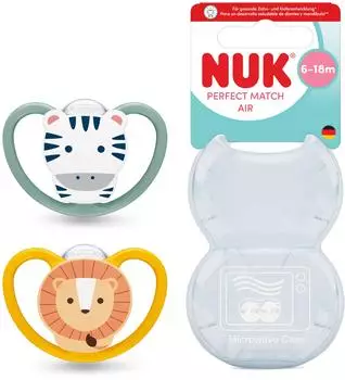 NUK Perfect Match Air Silikon-Schnuller 6-18 Monate (10176337)