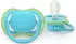 Philips AVENT Ultra Air Schnuller +6M nachtblau/grün, 2 St. (SCF087/10)