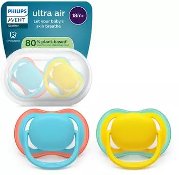 Philips AVENT Avent ultra air Schnuller Silikon 18+ Monate (SCF349/57)