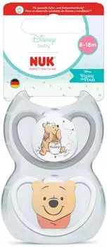 NUK Perfect Match Air Schnuller 6-18M Disney Winnie Puuh, 2 St&uuml;ck (10176351)