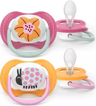 Philips Avent SCF080 Ultra Air Beruhigungsschnuller, Silikon, 6-18M