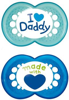 MAM Original Silikon 6+ I love Daddy Boy