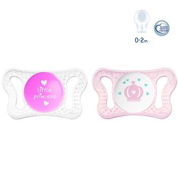Chicco Physio Comfort 0m+ Silicone (2pcs.) Pink