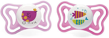 Chicco PhysioForma Light 16-36m Silicone Baby Dummy pink