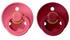 Bibs Schnuller Colour 2er Pack Ruby+Coral 0-6m
