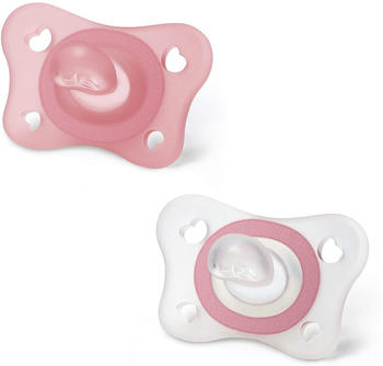 Chicco Baby Dummy PhysioForma 2-6m Silicone 2pcs. Girl