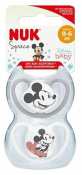 NUK 2er Set SPACE Mickey - 0-6 Monate