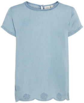 Name It T-Shirt Akkamma light blue denim (13153312)