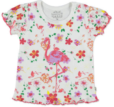 Ebi & Ebi Fairtrade T-Shirt Flamingo weiß (2322533-1)