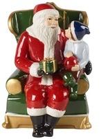 Villeroy & Boch Christmas Toys Santa auf Sessel