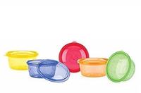 N&ucirc;by Nuby Kom + Deksel 300 ml 6 St Becher, Grundpreis: &euro; 1,58 / St&uuml;ck