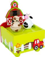 Small Foot 11715, Small Foot - Wooden Music Box Farm