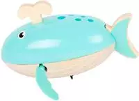 small foot 11659, small foot Aufzieh-Wal (11659) Blau/Braun