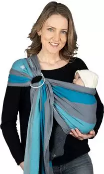 Hoppediz Ring-Sling Tragetuch Brighton