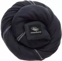 manduca 233-20-60-001, manduca Babytragetuch Sling elastisch 510 x 60 cm - Black