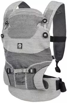 Dooky Terra Nova Babytrage ergonomisch, 3 Tragepositionen, grau (5326311)