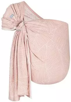 Hoppediz Ring-Sling Babytragetuch, Bio-Baumwolle, Grenada Rose