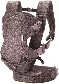 Infantino Flip Advanced 4-in-1 Babytrage, ergonomisch, Leopard (300115-01)
