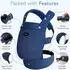 Momcozy Baby Carrier Air Mesh, blau (BC001-BU12NB-A)
