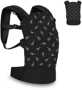Lorelli Wally Babytrage ergonomisch, schwarz (10010160002)