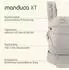 Manduca XT Babytrage Bio-Baumwolle, 3 Tragepositionen, melange blue