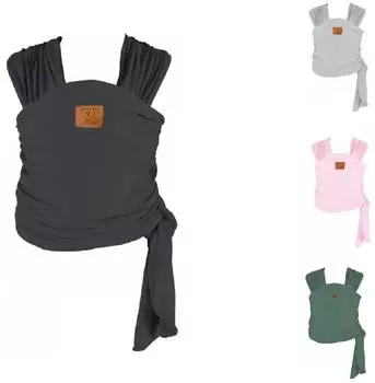 Cangaroo Cherish Tragetuch schwarz, Universalgr&ouml;&szlig;e, ab 3 Monaten (108532)
