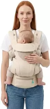 Koala Babycare Babytrage 0-36 Monate beige, Bauch-/Front-/Rückentrageweise (CCA_PO_ST_BGE)