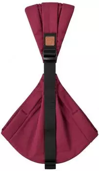 Hoppediz Hip-Hop Hüfttrage Baumwolle, burgundy, 3,5-20kg