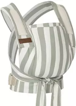 Hoppediz Bondolino b.pure Babytrage ergonomisch, Matcha Latte, 3-20kg